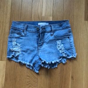 jean shorts